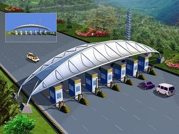 膜結(jié)構(gòu)高速公路出入口